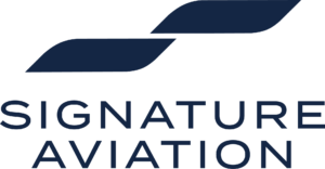 Signature Aviation - New Logo Stacked - Midnight Blue 1